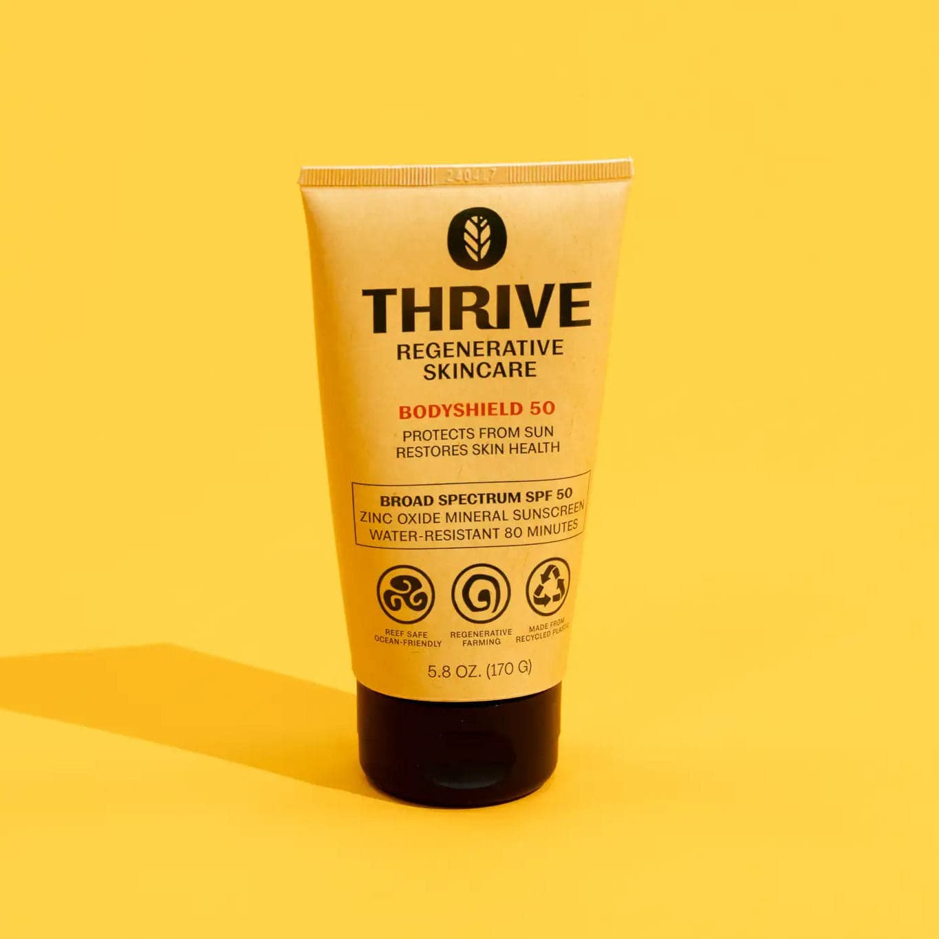 Thrive Bodyshield SPF 50 sunscreen bottle
